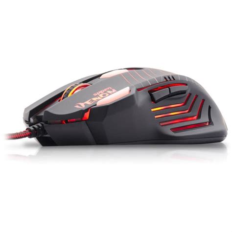 Mouse Gamer Fortrek Spider Venom OM 704 2000 Dpi Led Vermelho Colombo