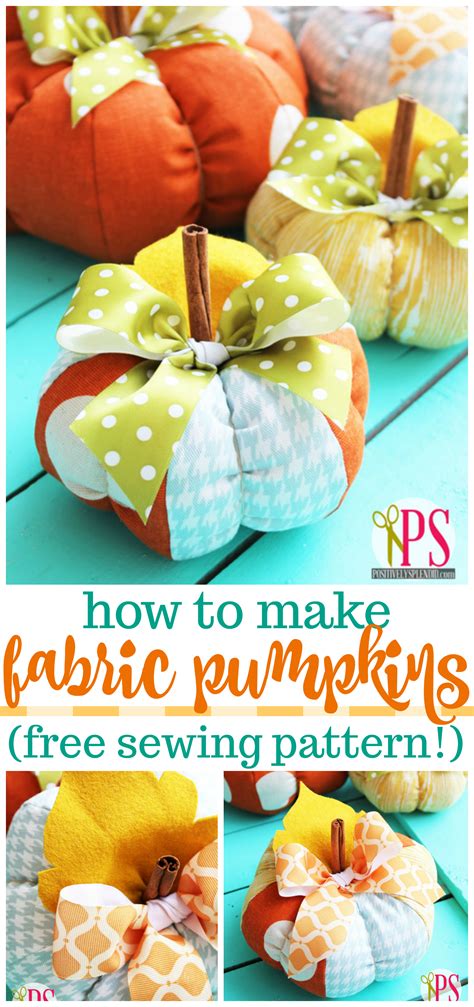 Printable Pumpkin Sewing Pattern