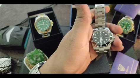 JAM TANGAN LIGE DESIGN SUBMARINER BLACK AUTOMATIC BEDA DARI YANG HARGA