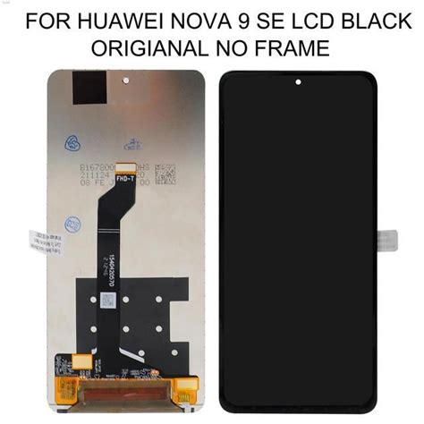 Huawei Nova 9 SE Lcd Touch Screen BEZ OKVIRA Original NOVO Crni