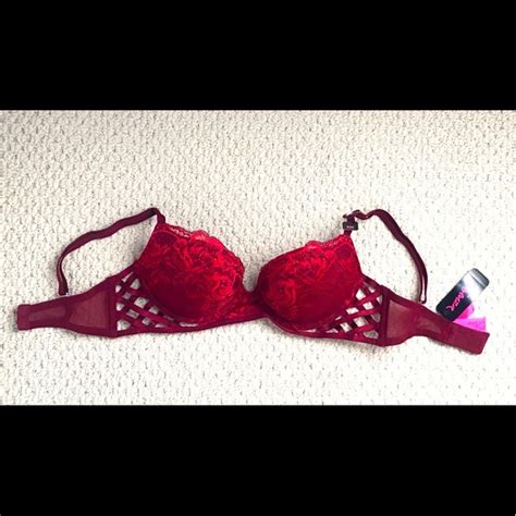 La Senza Intimates And Sleepwear Cherry Red 32c La Senza Push Up Bra Poshmark