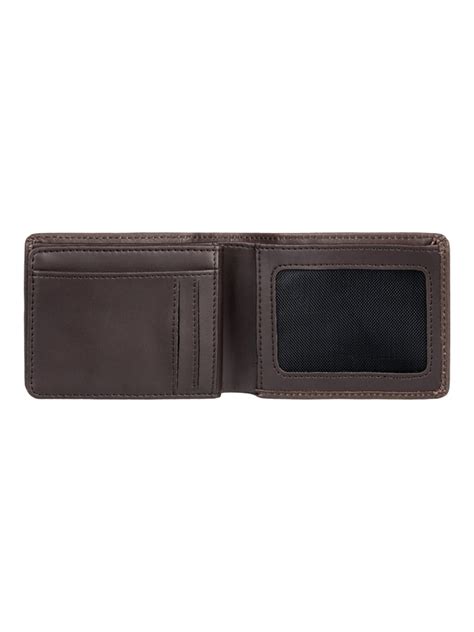 Mac Tri Fold Leather Wallet For Men Quiksilver