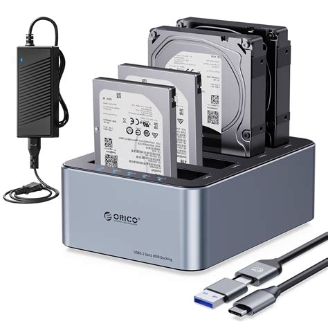 Orico Bay Hard Drives Enclosure Gbps Aluminum Hard Drive Docking