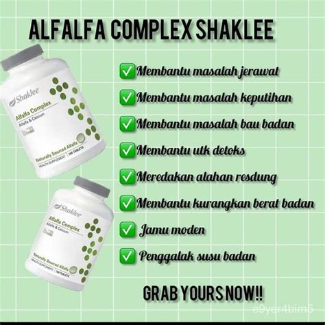 2021alfalfa Complex Shaklee 330 Tablets2022 Kvp4 E9yer4bim5 Thaipick