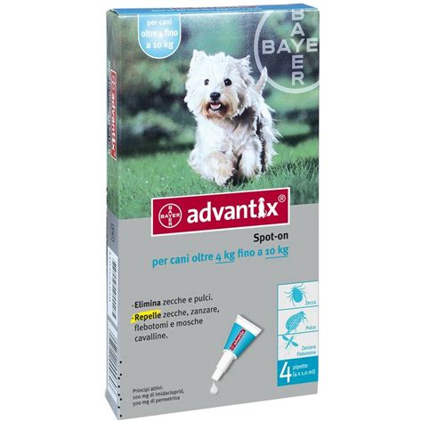 Advantix Per Cani Da A Kg Spot On Repellente Contro Pulci Zecche