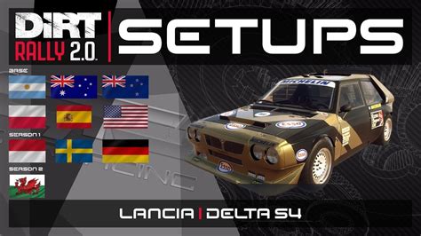 Lancia Delta S4 TT SETUPS 10 Locations DiRT Rally 2 0 YouTube