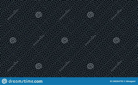 Wide Screen Labyrinth Line Art Seamless Pattern Stock Vector Illustration Of Thinking White