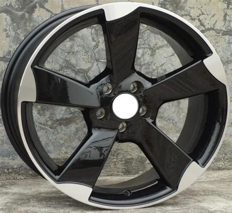 Genuine Audi Rs V Spoke Rotor Inch Alloy Wheels With Black Diamond