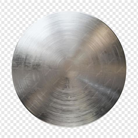 Circular Brushed Metal Texture Premium Ai Generated Psd