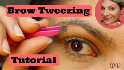 Brow Tweezing Tutorial Natural Brows Touching Corners Natural