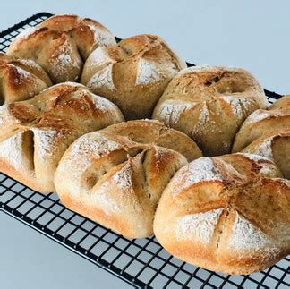 Buttermilchbrötchen aus dem Grundset von Pampered Chef Brötchen