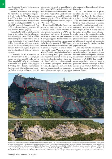 La Rupe Di San Leo Analisi Geologiche