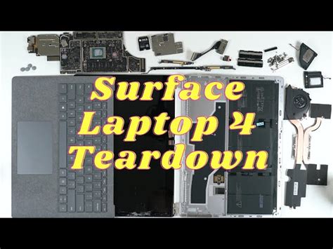 Microsoft Surface Laptop Full Disassembly Teardown Guide 54 Off