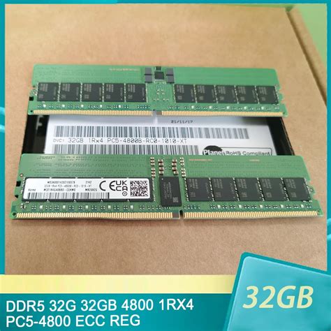 Micron DDR5 RAMs 16GB 4800MHz Desktop Memory DDR5 16GB 1RX8 59 OFF