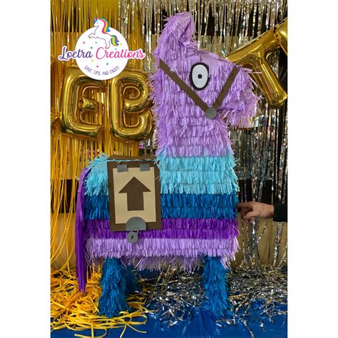 Fortnite Llama Piñata Piñata Ideas Valentine Box Pinata