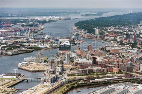 Hamburg Von Oben Baustelle Zum Neubau Einer Wohnanlage An Der