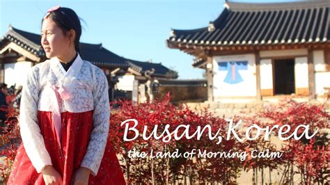 Busan Korea Travel Vlog Youtube