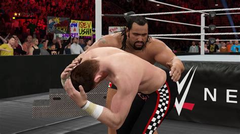 Wwe 2k17 Universe Mode Cutscene Rusev Post Match Attack Youtube