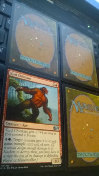 1x Kird Chieftain Uncommon M15 Magic The Gathering Plus 3 Bonus Cards