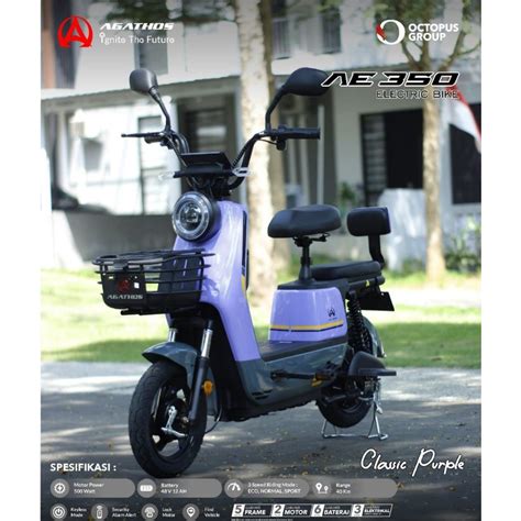 Jual Sepeda Listrik Pacific Agathos Series Ae Electric Bike Watt