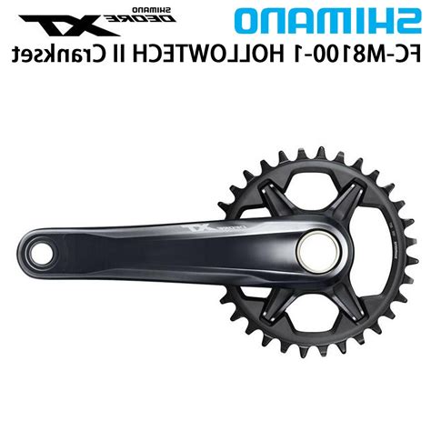 SHIMANO DEORE XT FC M8100 HOLLOWTECH II Crankset WithChainring