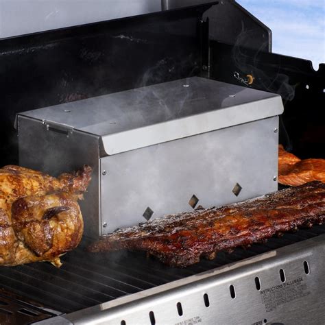 Diamondkingsmoker Stainless Steel Large Smokercooker Smoker Box Dks