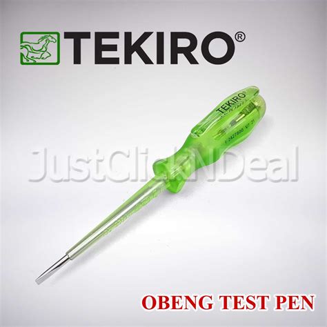 Jual Tekiro Obeng Tespen Minus Ac Tester Screwdriver 105 250v