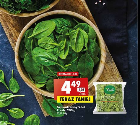 Szpinak Baby Vital Fresh Cena Promocje Opinie Sklep Blix Pl