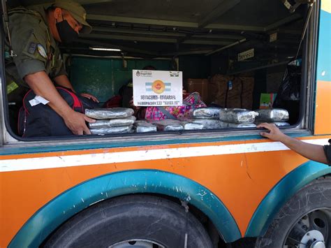 Ceres Gendarmer A Secuestr Kilos De Hojas De Coca En Un Colectivo