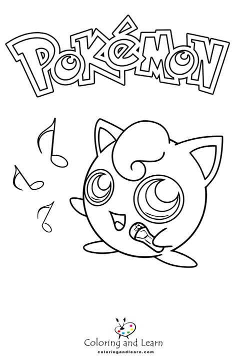 Jigglypuff Coloring Pages Free 2025 Coloring And Learn