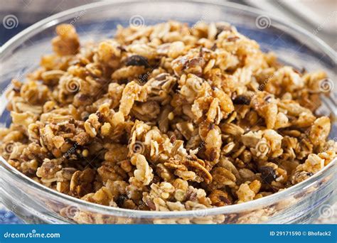 Organic Granola Cereal Stock Photo Image Of Nuts Cereal 29171590