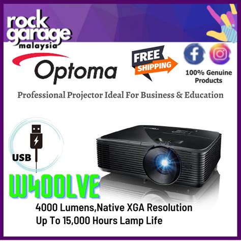 Optoma W Lve Compact And Powerful Projector Lumens W Lve