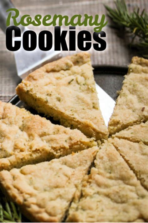 Rosemary Shortbread Cookies - Sydney Love's Kitchen