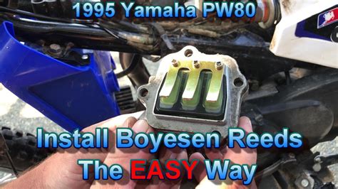 Pw80 Power Mod Install Of Boyesen Reeds The Easy Way Power Mod Youtube