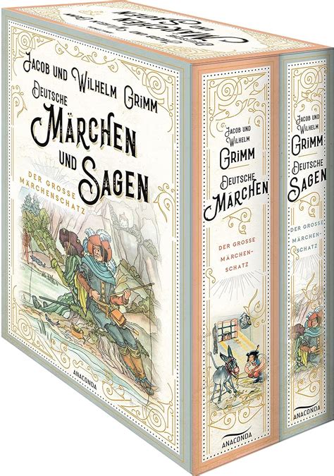 Deutsche Märchen und Sagen 2 Bände im Schuber Mit den sagenhaften