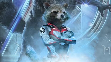 Hd Rocket Raccoon In Avengers Endgame Hd Wallpaper Rare Gallery