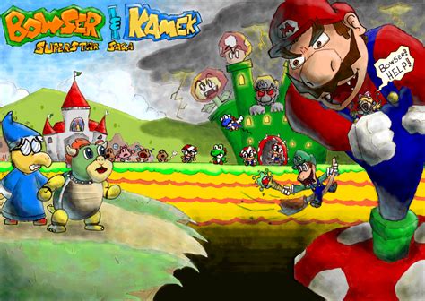 Bowser and Kamek SuperstarSaga by Drezus on DeviantArt