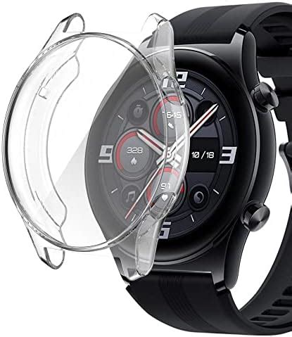 M G R J Case For Honor Watch GS 3 Soft TPU Clear Cover For Honor