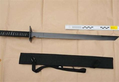 Samurai Sword Seized And Suspected Drug Dealer Charged Following Search