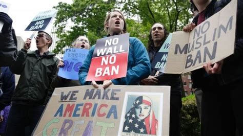 Trump Travel Ban Us Court Upholds Halt On Executive Order Bbc News