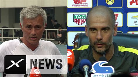 Pep Guardiola Vs Jose Mourinho Bühne Frei Manchester United