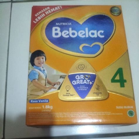 Jual Susu Bebelac 4 Kemasan 1800gr Madu Dan Vanila Shopee Indonesia