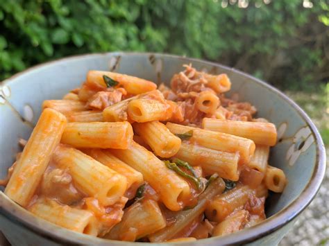 Macarrão Com Molho De Tomate E Frango • Iguaria Receita E Culinária