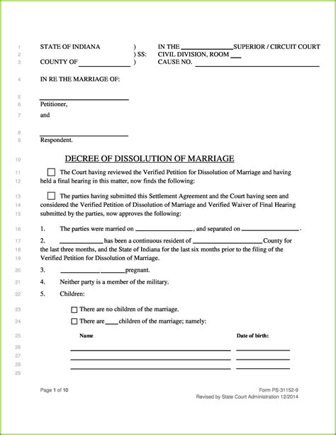 Free Printable No Fault Divorce Forms Mississippi Form Resume Examples 4x2vkwn95l