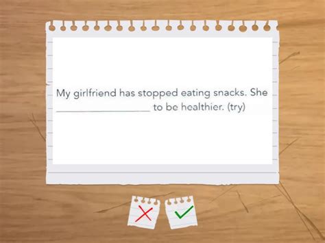 Present Simple and Present Continuous - Flash cards