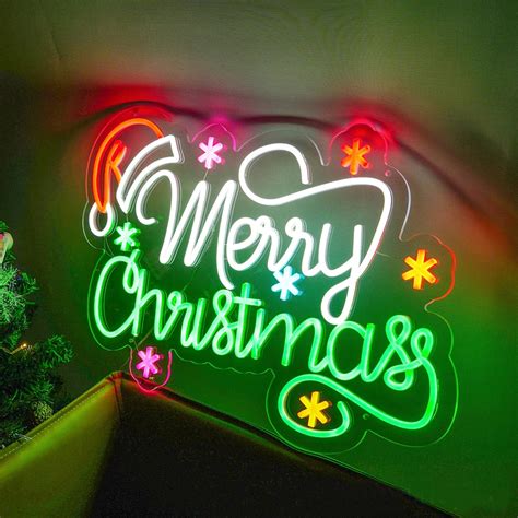 Merry Christmas Neon Sign New Style Liuyang Lamps