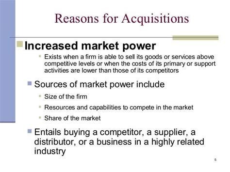 merger and acquisition strategy