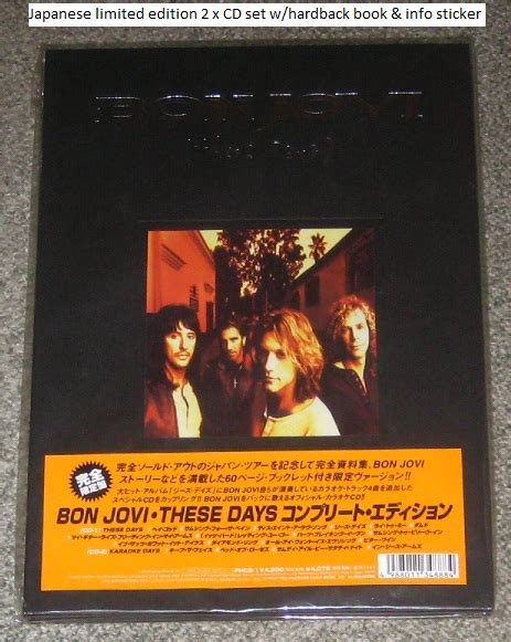 These Days Limited Edition 2cd Bon Jovi Cd2枚 売り手： Tokyomusic Id 3143340923