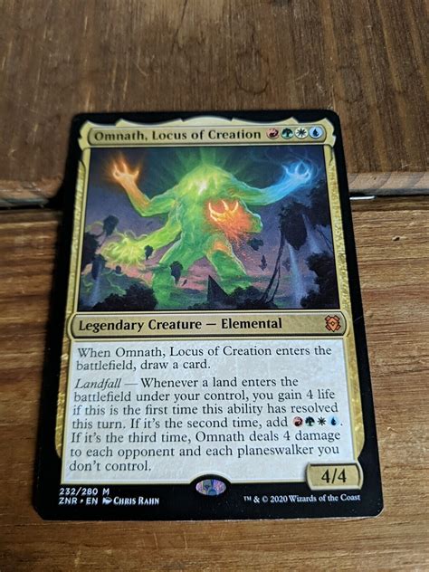 Mtg Omnath Locus Of Creation Zendikar Rising 232 280 Regular Mythic Ebay