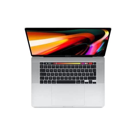 Macbook Pro Touch Bar 16 I9 23 Ghz 64 Go 512 Go Ssd Argent 2019 Reconditionné Très Bon